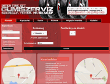 Tablet Screenshot of intertire.hu